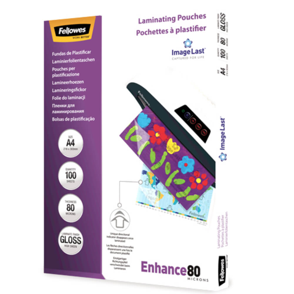 Folie A4 pentru Laminare Fellowes, 80 Microni, 100 Folii/Top, Folie Laminare, Folii pentru Laminare, Set Folii Laminare, Top Folii Laminare, Folie pentru Laminat, Folii pentru Laminat, Folie de Laminare, Folii de Laminare