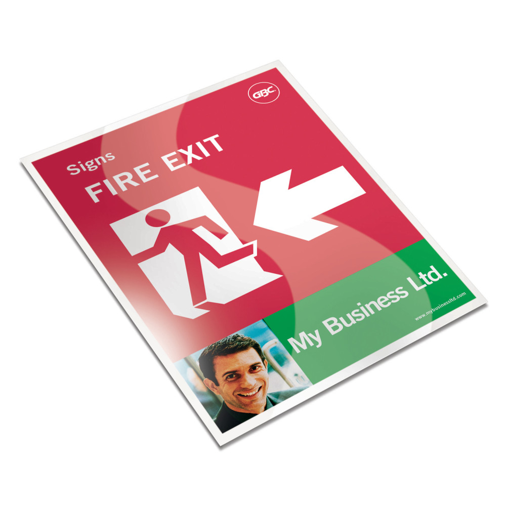 Folie A4 75 Microni 25/top Autoadeziva Gbc