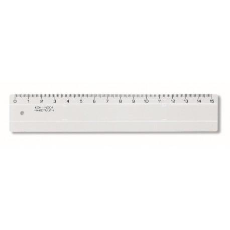 Rigla 15cm Transparenta Koh-i-noor