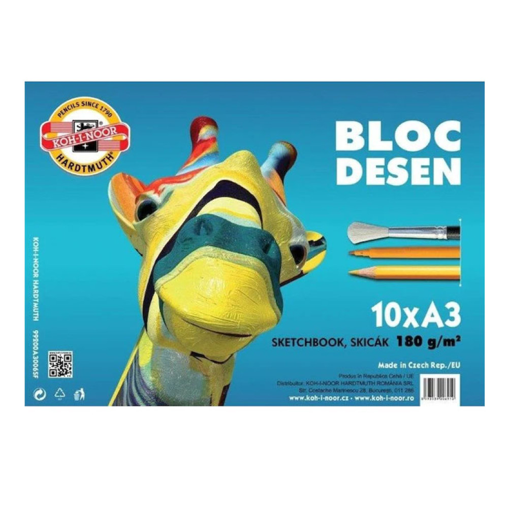 Bloc Desen A3 180g 10 Coli Koh-i-noor
