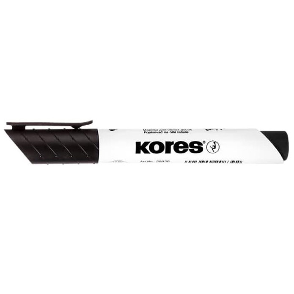 Marker Whiteboard Negru Varf Tesit Kores