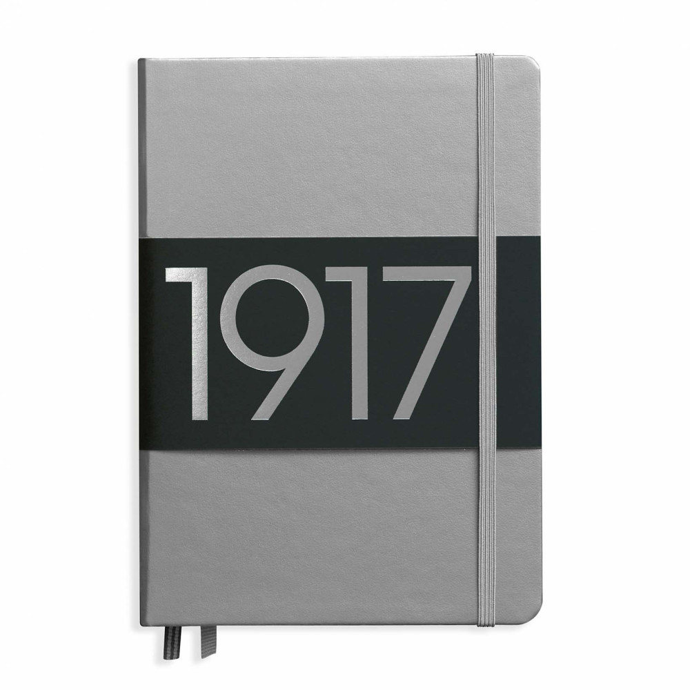 Caiet A5 Dictando Coperta Rigida Argintiu Leuchtturm