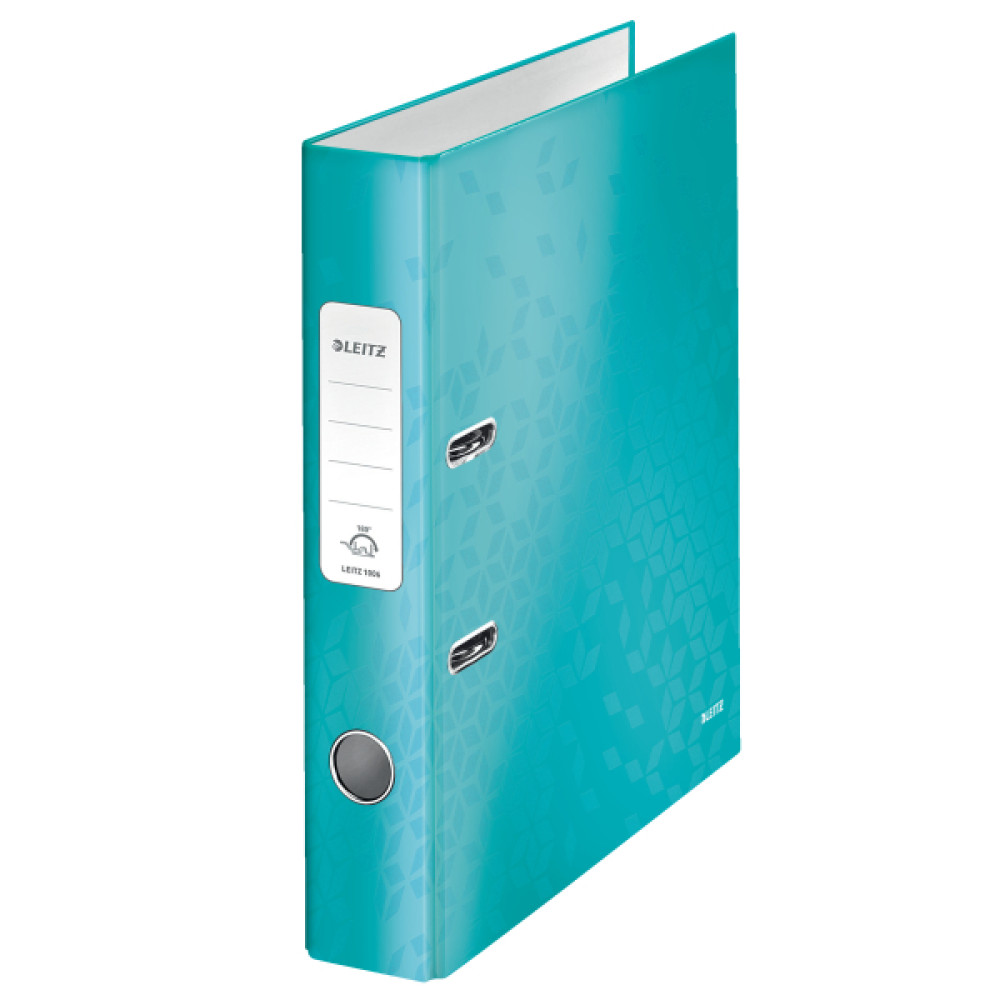 Biblioraft Plastifiat 5.2 Cm Turcoaz Metalizat Wow Leitz