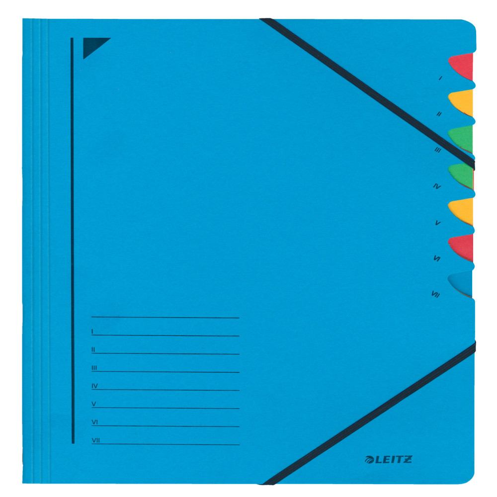 Mapa Carton Cu Elastic 7 Separatoare Fashion Leitz