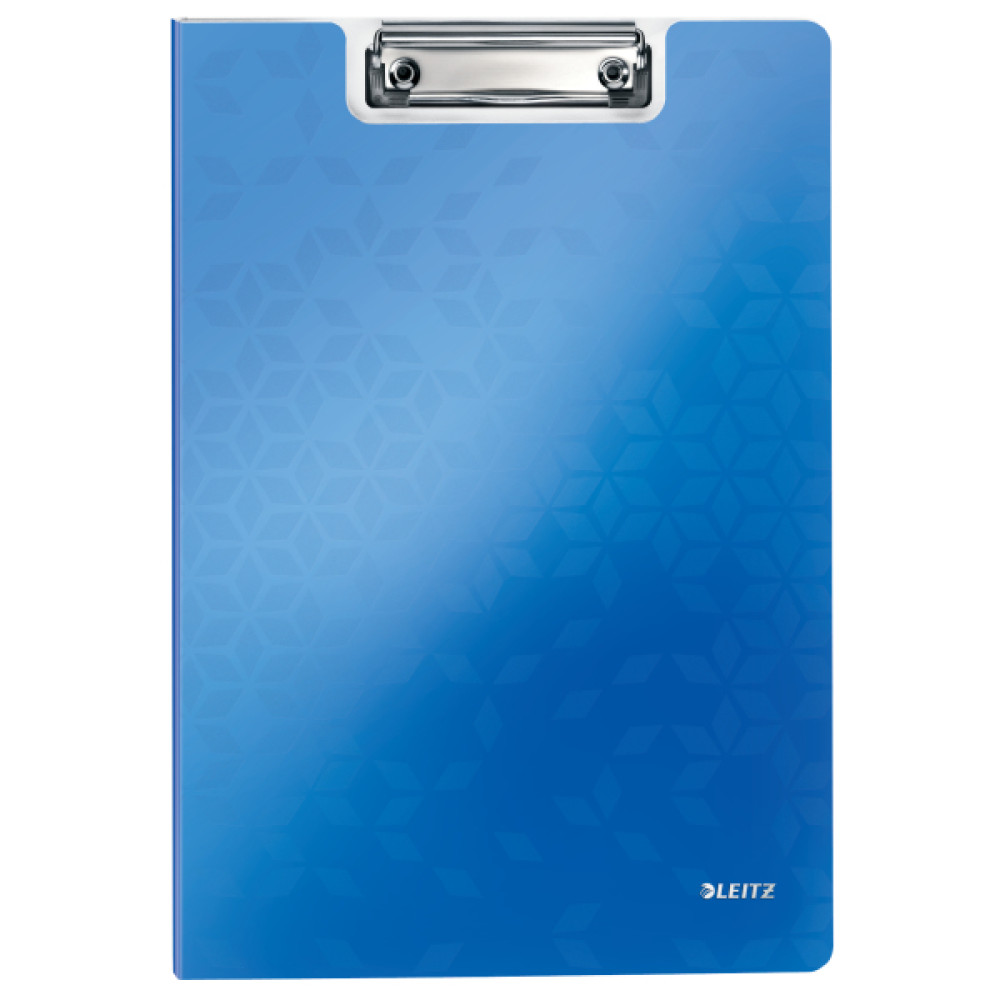 Clipboard Dublu Albastru Metalizat Wow Leitz