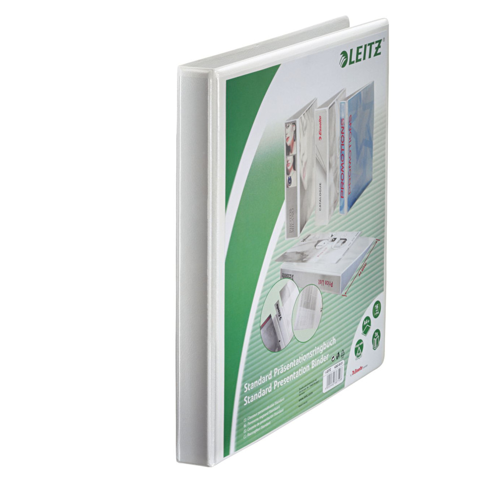 Caiet Mecanic A4 4 Inele 16mm/30mm Alb Maxi Panorama Leitz Caiet Mecanic A4 4 Inele 16mm/30mm Alb Maxi Panorama Leitz