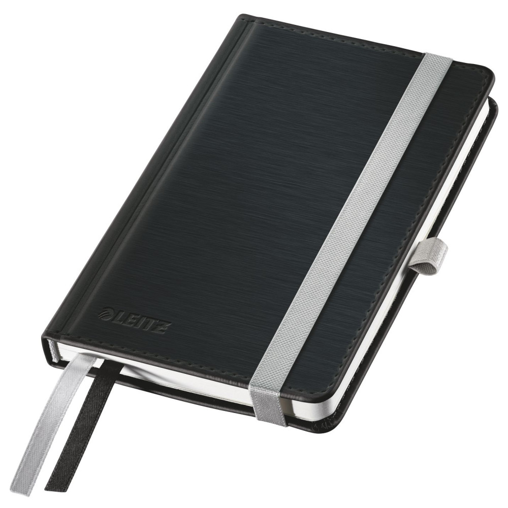 Caiet Birou A6 Dictando Negru Satin Coperta Carton Style Leitz