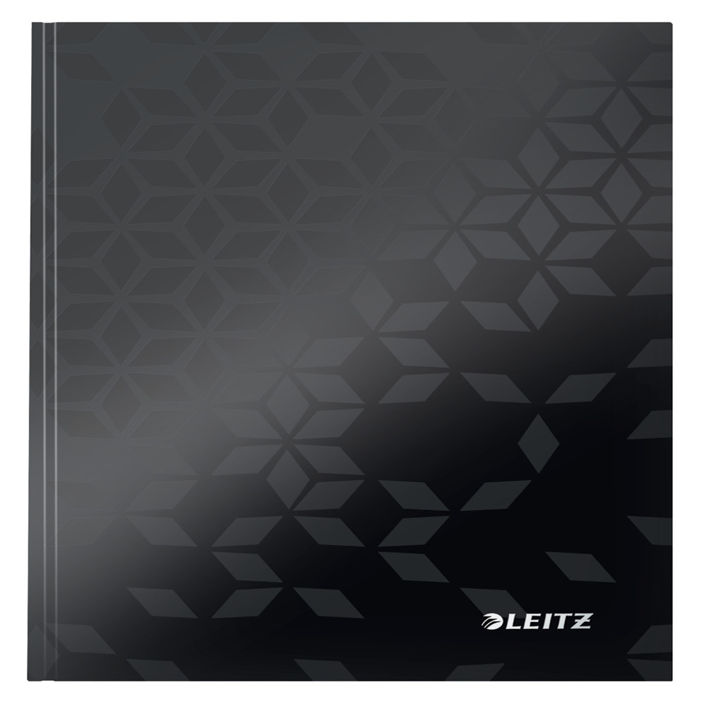 Caiet Birou A5 Dictando Negru Coperta Carton Wow Leitz