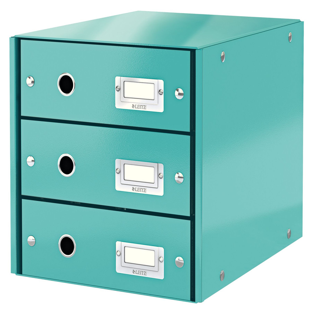 Cabinet 3 Sertare Turcoaz Click&store Leitz