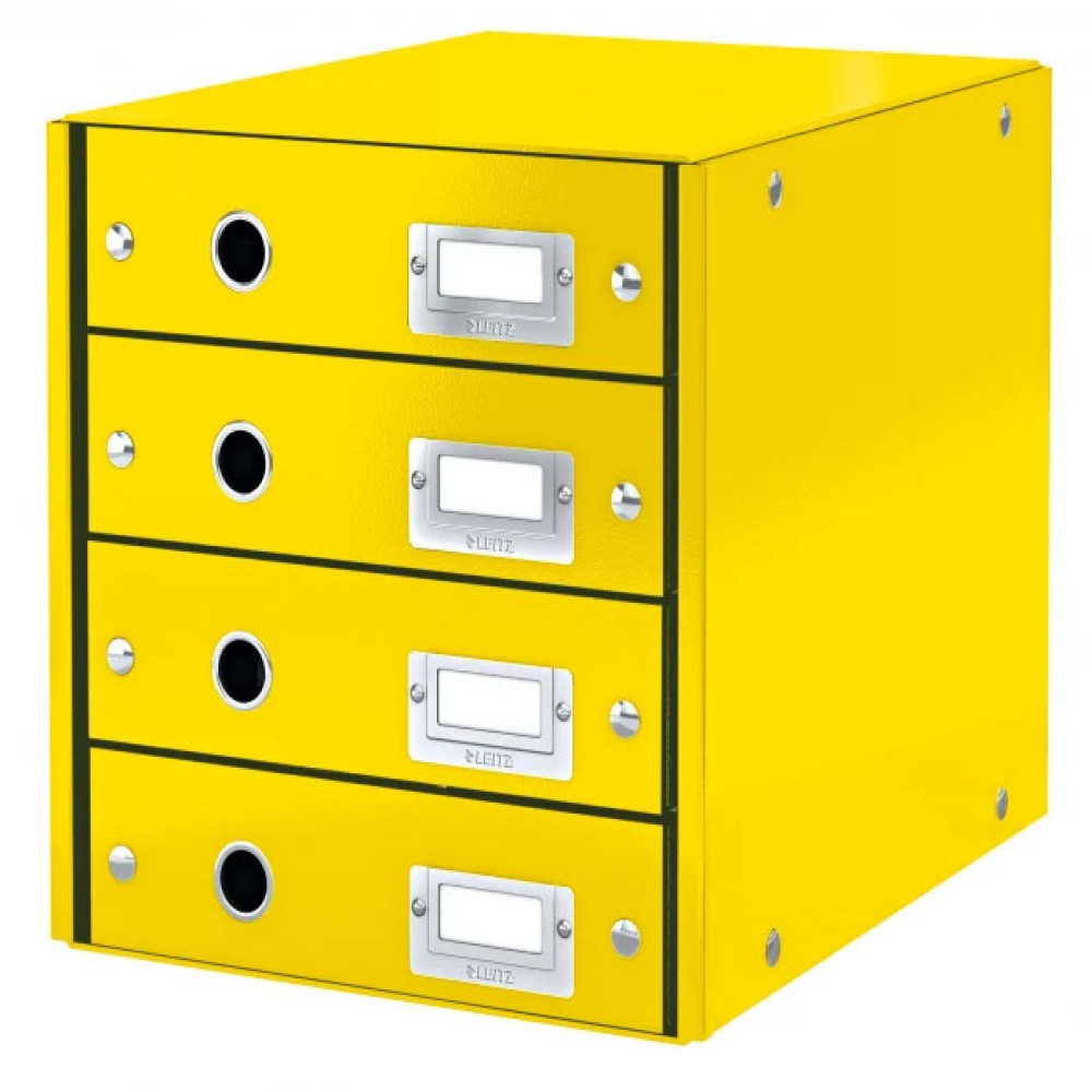 Cabinet 4 Sertare Galben Click&store Leitz
