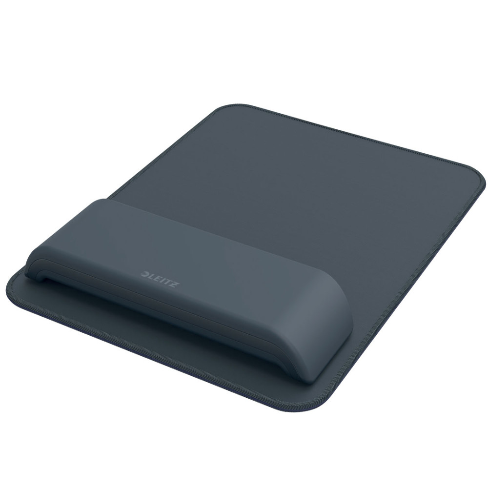 Mouse Pad Si Suport Incheieturi Gri Carbune Ergo Leitz