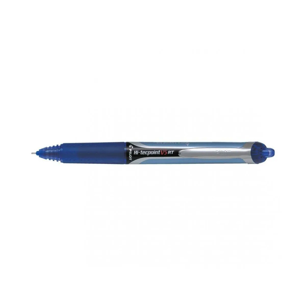 Roller 0.5mm V5 Albastru Hi-tecpoint Retractabil Pilot