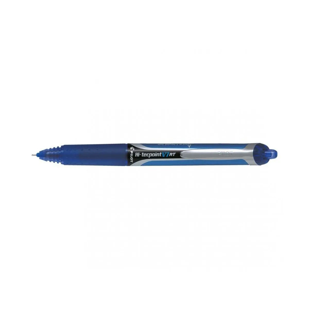 Roller 0.7mm V7 Albastru Hi-tecpoint Retractabil Pilot