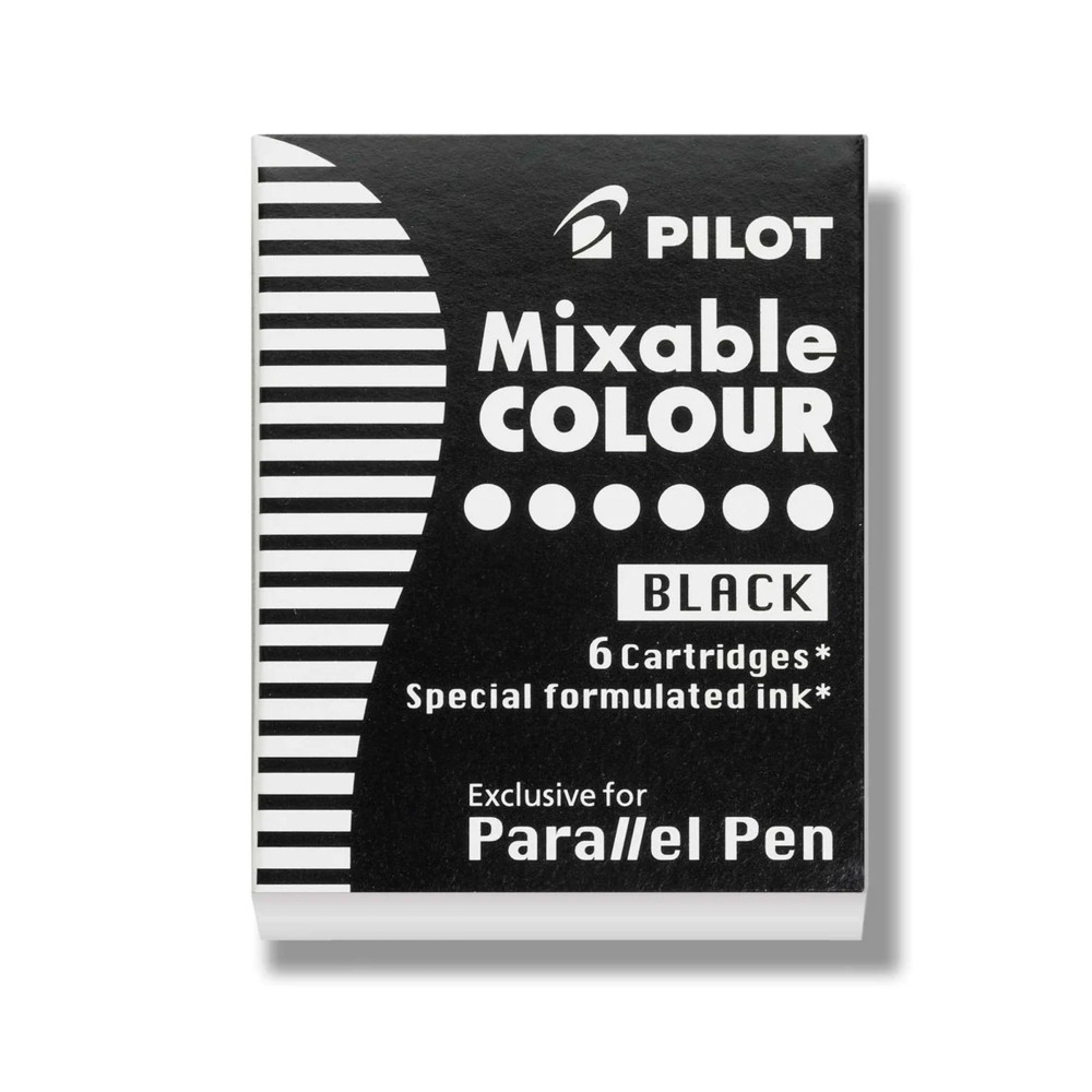 Cartuse Cerneala 6/set Parallel Pen Neagra Pilot