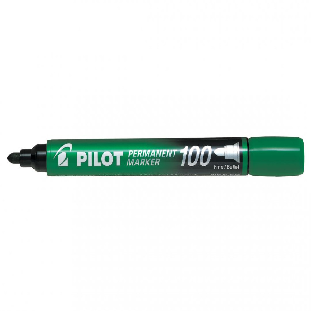 Marker Permanent Verde Varf Rotund 3mm 100 Pilot Marker Permanent Verde Varf Rotund 3mm 100 Pilot