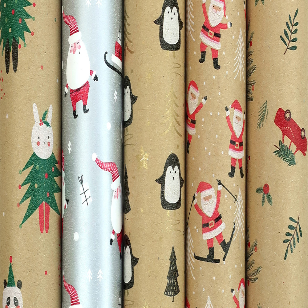 Hartie Ambalaj Rola 70cm X 2m Santas Wonderland Rotolux Hartie Ambalaj Rola 70cm X 2m Santas Wonderland Rotolux