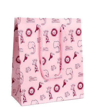 Pungi Cadou Petit Jungle Pink L 240 X 100 X 335 Mm Rotolux