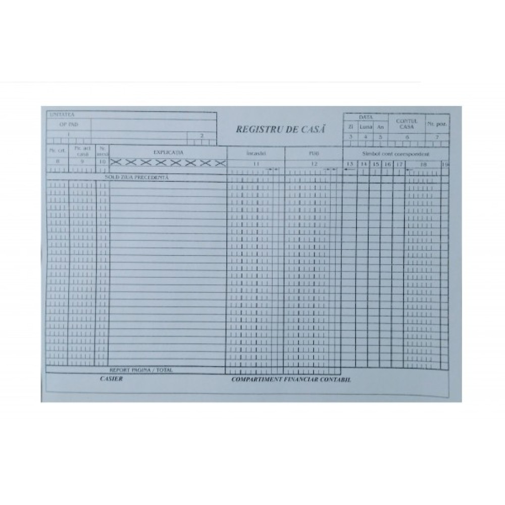 Registru Casa Model Vechi