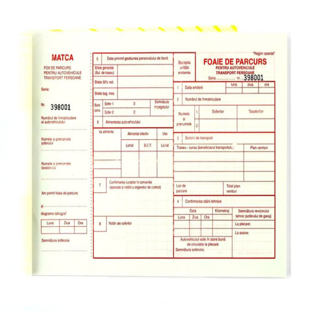 Foi Parcurs Persoane A4 Inseriate