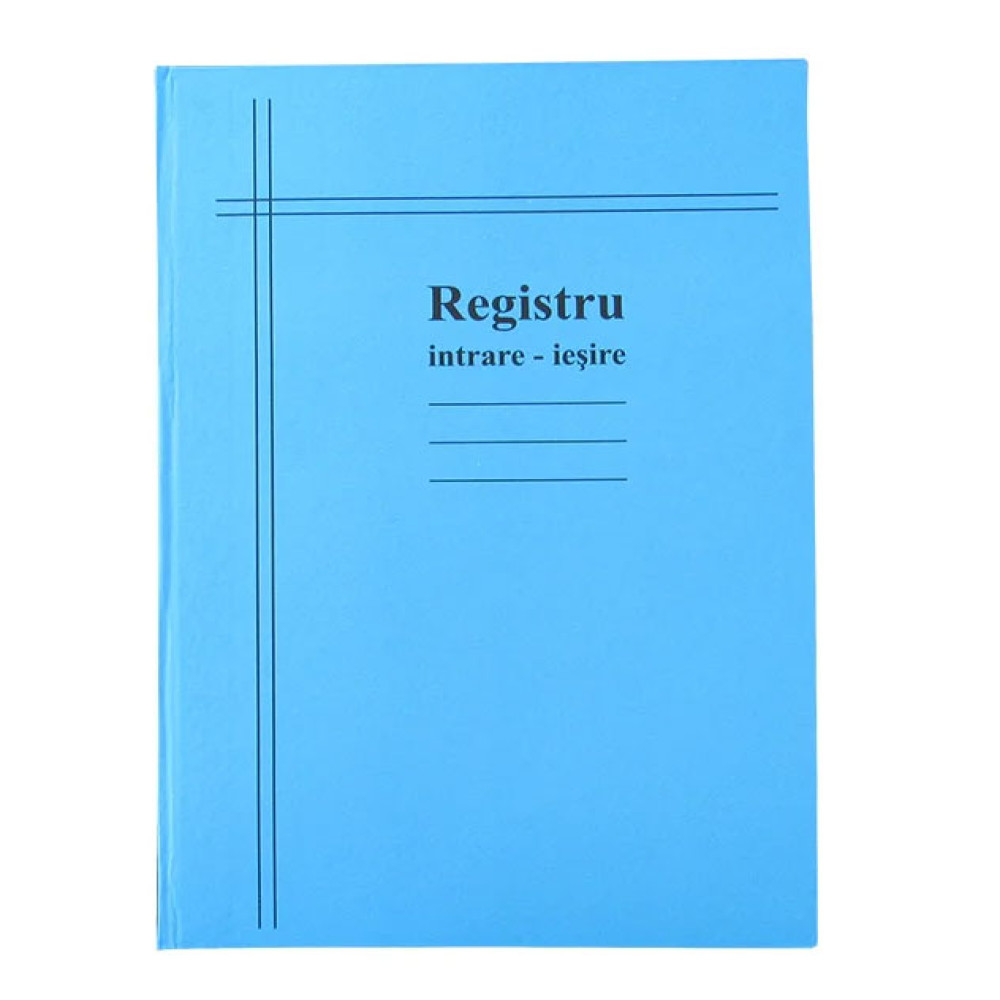 Registru Intrari Iesiri Vertical Cartonat