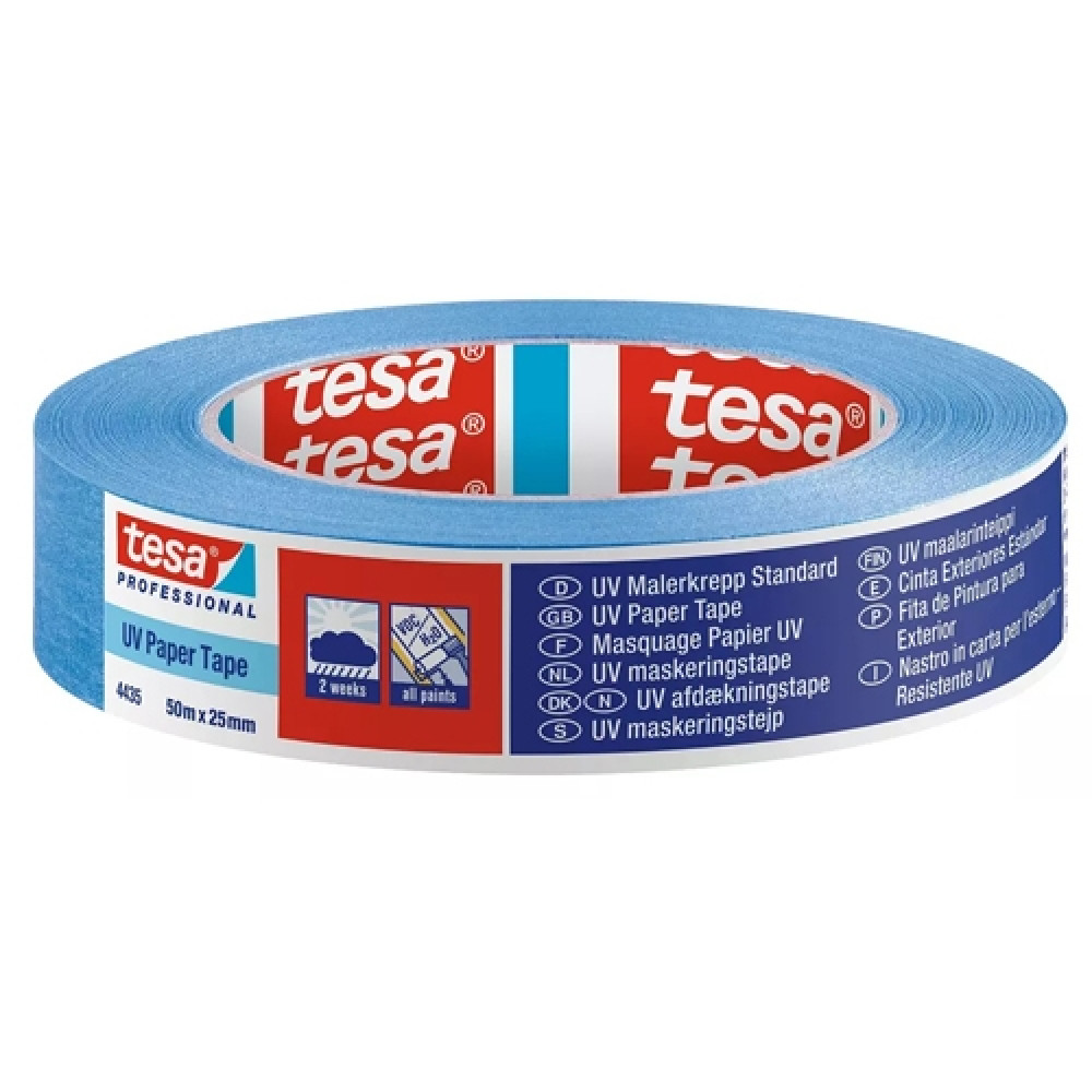 Banda Adeziva Mascare Pp Exterior 50m*25mm Albastra Tesa