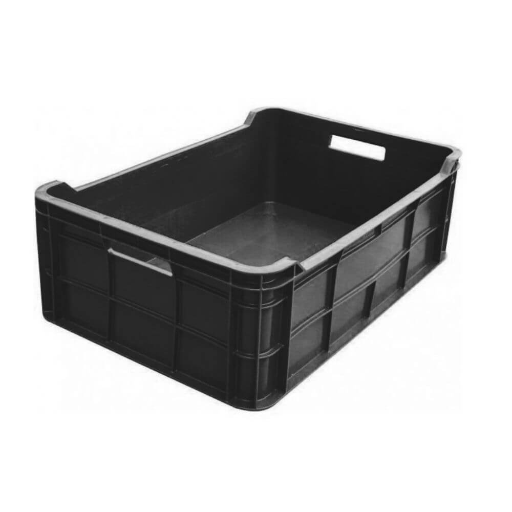 Naveta A113A, Plastic HDPE, 60x40x20 cm, Plina, Neagra Naveta A113A, Plastic HDPE, 60x40x20 cm, Plina, Neagra