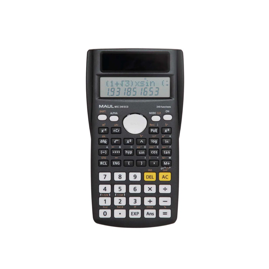Calculator De Birou Maul, Msc 240, Stiintific, 10+2 Digits - Negru