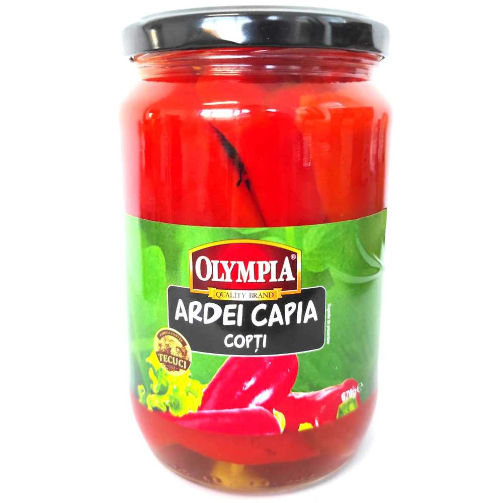 Ardei Capia Copt Olympia, 720 ml