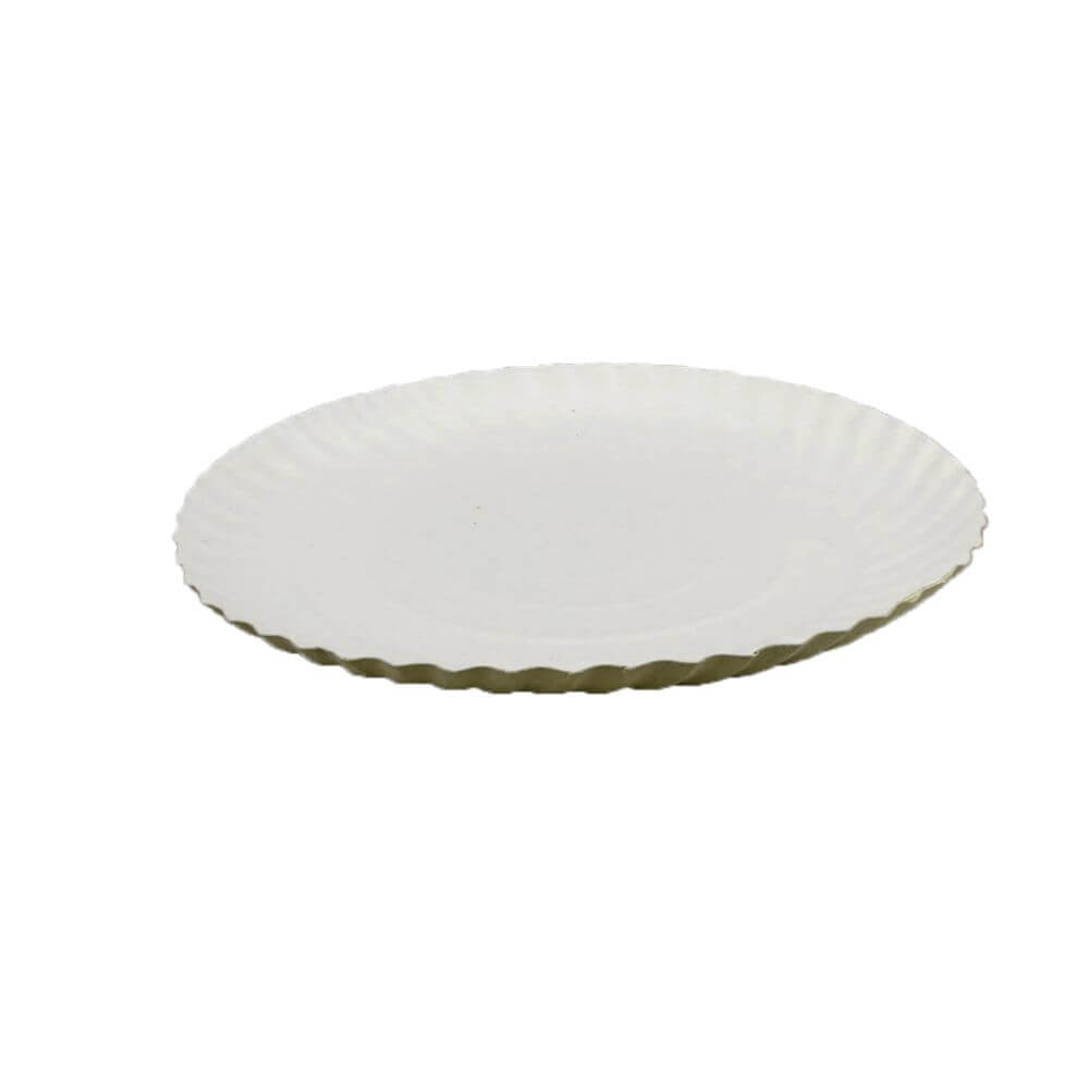 Set 100 Farfurii R4, 330 mm, Carton Duplex Alb Plastifiat, 550 g/mÂ²