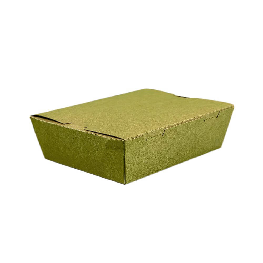 Set 50 Cutii pentru Meniu, 900 ml, Inchidere cu 4 Clapete, Carton Kraft