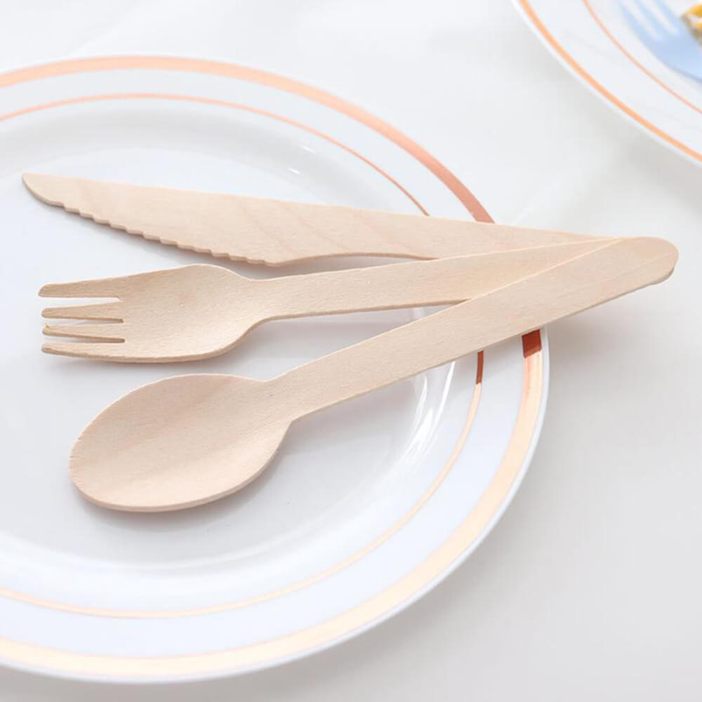 Set 100 Cutite din Lemn