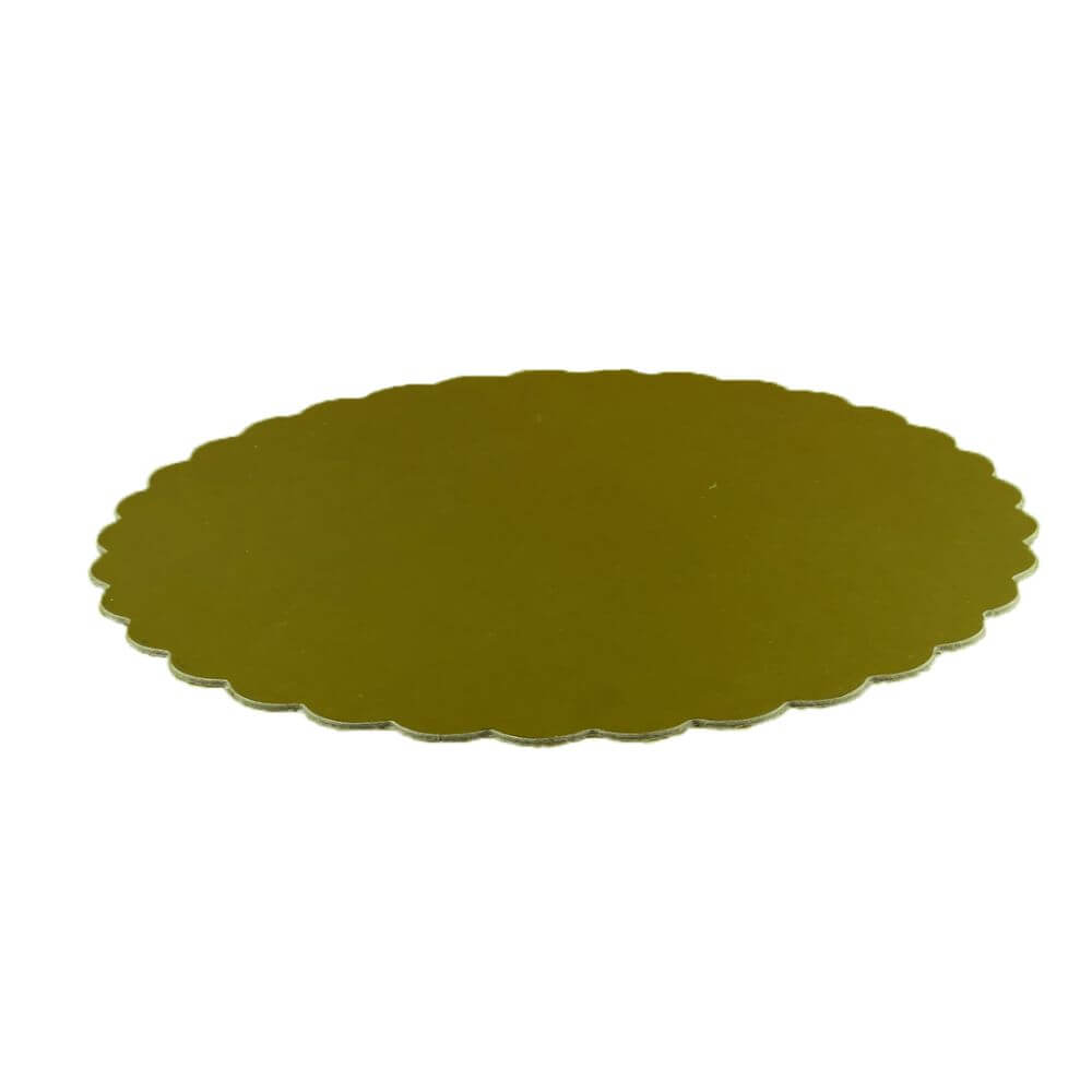 Set 25 Discuri Festonate DF 32, 320 mm, Carton Mucava Auriu, 2 mm