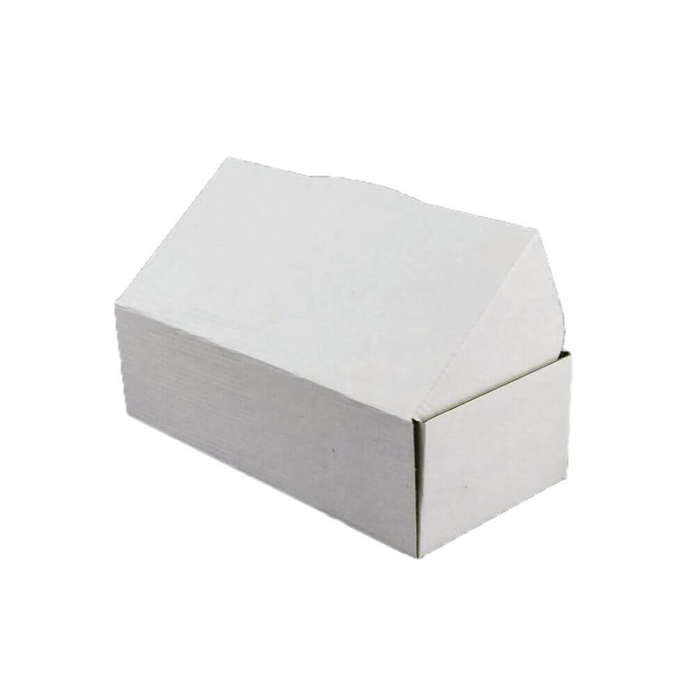 Set 100 Cutii cu Autoformare, 260x200x90 mm, Carton Alb