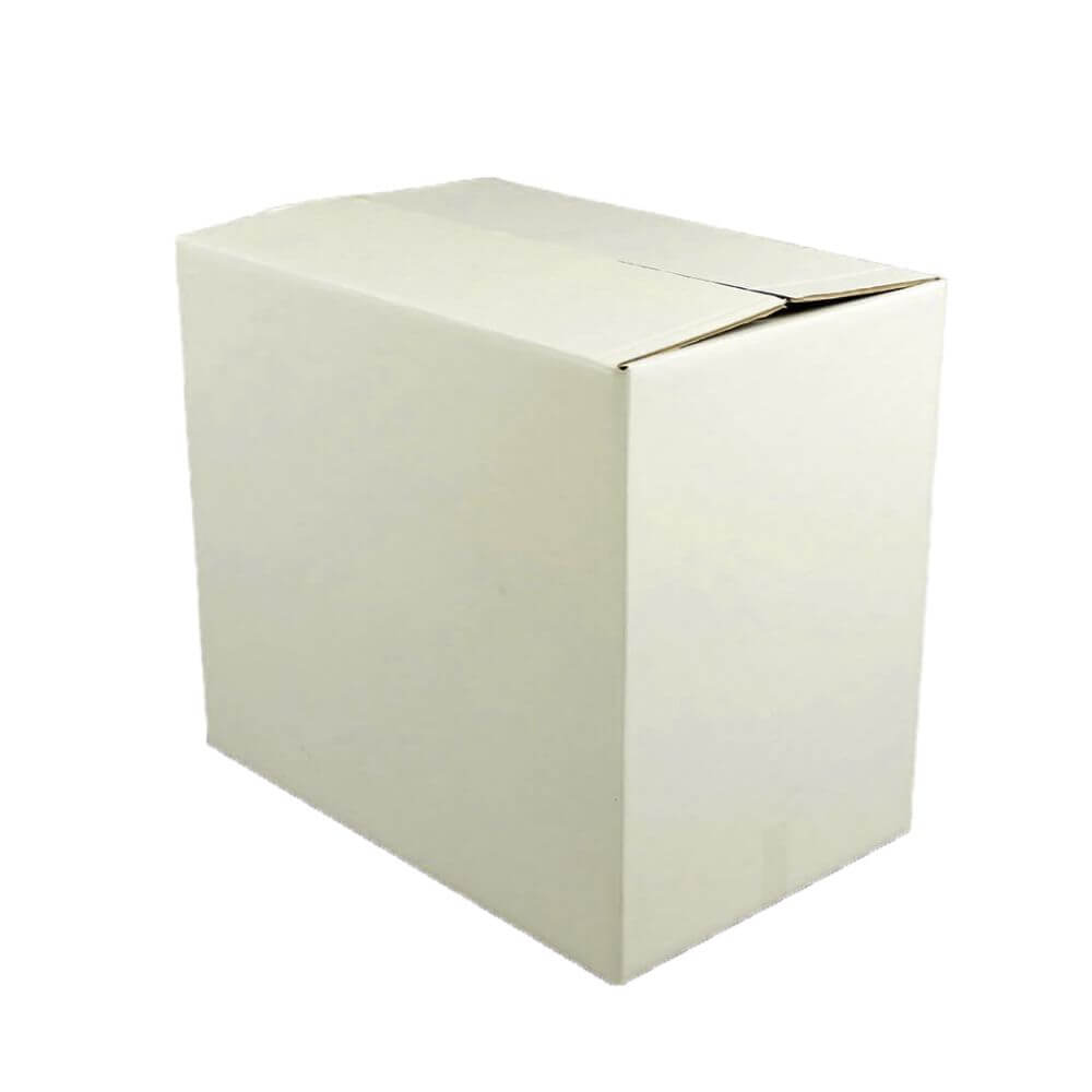 Set 50 Cutii Clasice, 75x75x103 mm, Carton CO3 Alb/Natur