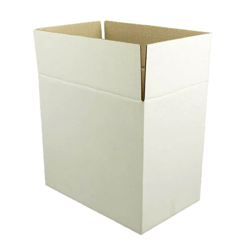 Set 50 Cutii Clasice, 75x75x103 mm, Carton CO3 Alb/Natur