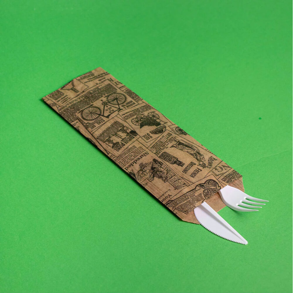 Set 2500 Pungi de Tacamuri, 80x240 mm, Hartie Ziar Kraft