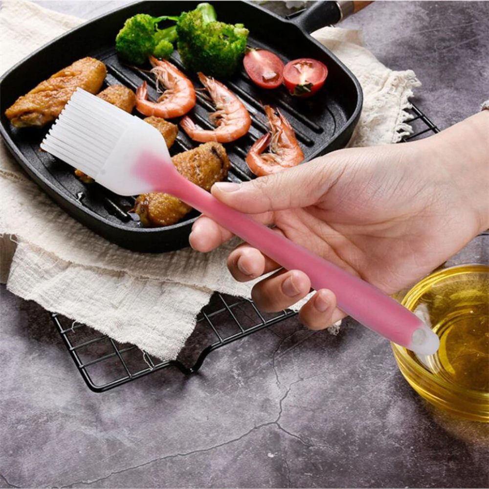 Pensula din Silicon pentru Gatit, Roz, Pensula Gatit, Pensula din Silicon, Pensula pentru Bucatarie, Ustensile pentru Bucatarie, Pensula de Bucatarie, Pensule pentru Gatit, Ustensile pentru Gatit, Pensula Ulei