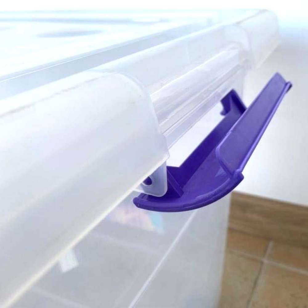 Cutie Depozitare din Plastic cu Roti, 75 L