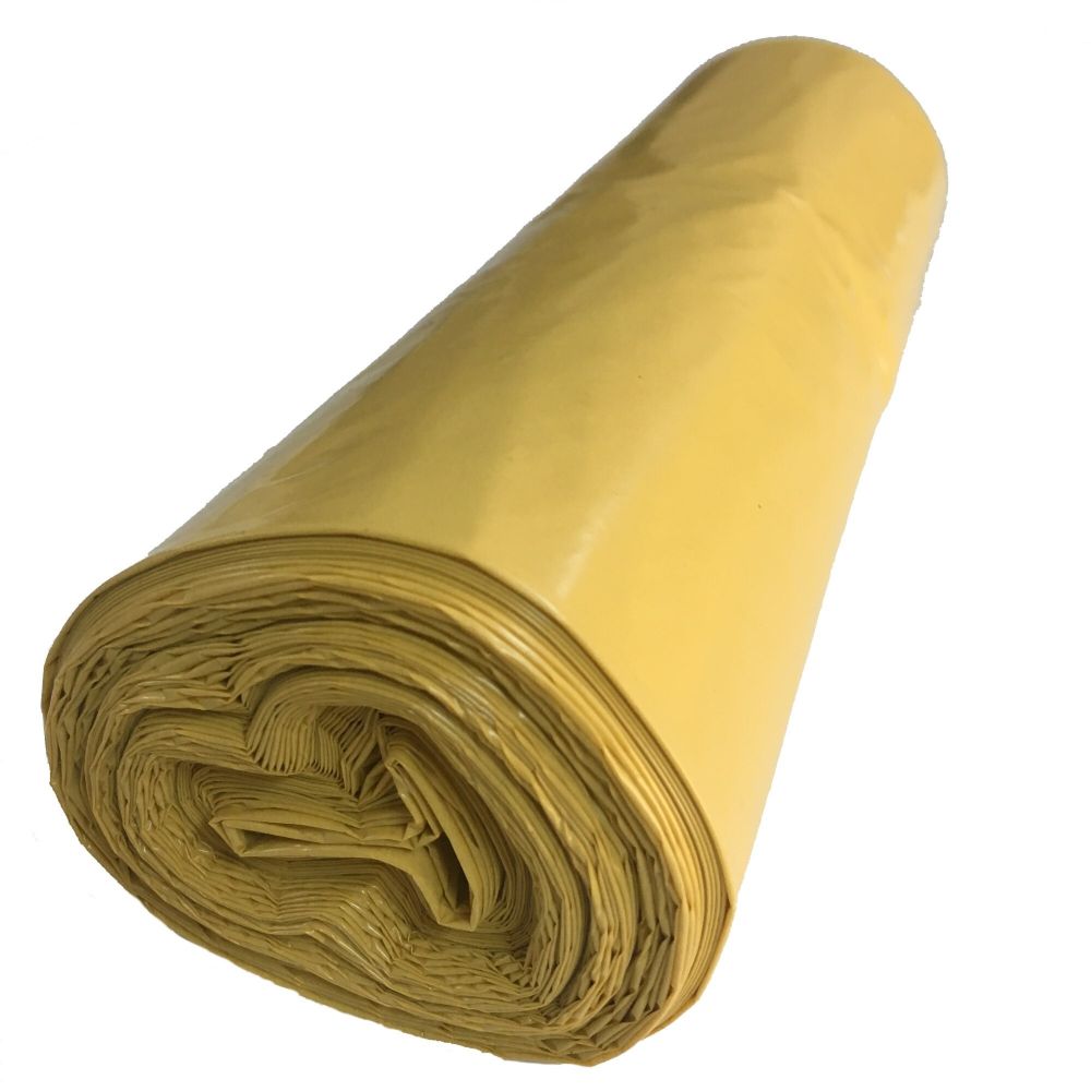 Saci Menajeri DAFIN, 60 L, 20 Buc/Rola, Galbeni, 60x80cm, Rola Saci Menajeri, Role Saci Menaj, Saci Menajeri in Rola, Rola Saci de Gunoi, Saci Menaj, Saci de Gunoi, Saci Menajeri 60L