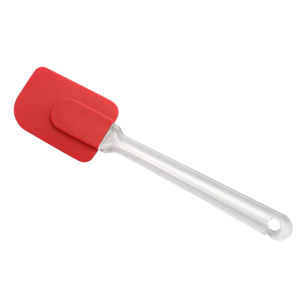 Paleta din Silicon pentru Ornat, Maner din Plastic Transparent, Rosie, Paleta Gatit, Palete din Silicon, Palete pentru Bucatarie, Ustensile pentru Bucatarie, Paleta de Bucatarie, Palete pentru Gatit, Ustensile pentru Gatit