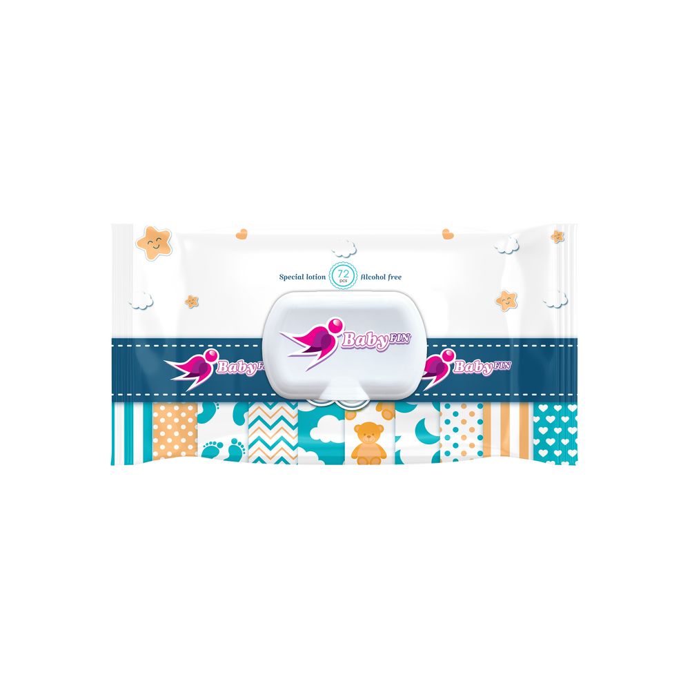 Servetele Umede Baby Fin, 72 Buc/Pachet, Ambalaj Alb/Albastru, Servetele Umede Bebelusi, Servetele Umede pentru Copii, Servetele Umede Baby, Servetele Umede Baby Fin, Servetele Umede Bebelusi Baby Fin