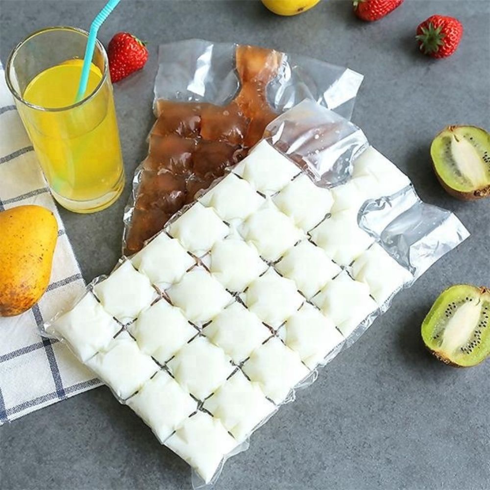 Pungi pentru Gheata PACLAN, Dimensiuni 10x24 cm, 10 Buc/Set, Punga pentru Gheata, Pungi pentru Cuburi de Gheata, Punga Cuburi Gheata, Punga Gheata, Punghi Gheata, Set Pungi Gheata