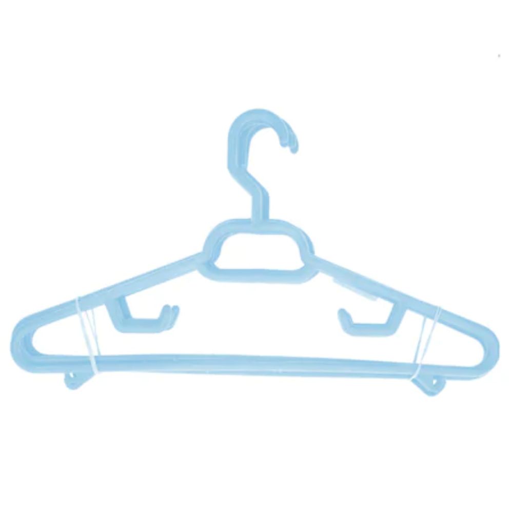 Set 6 Umerase Sterk Lux, Plastic Albastru, Umeras din Plastic, Umerase pentru Haine, Umeras din Plastic pentru Haine, Umerase de Plastic, Set Umerase Plastic STERK