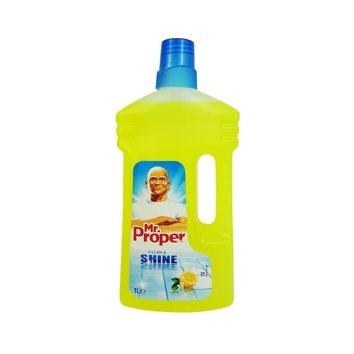 Detergent Universal Pentru Suprafete Mr. Proper Lemon, Cantitate 1 L Detergent Universal Pentru Suprafete Mr. Proper Lemon, Cantitate 1 L