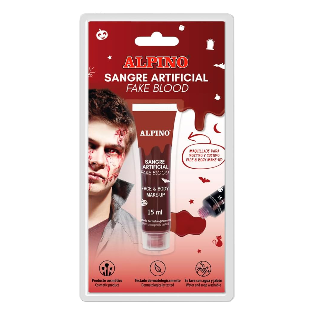Make-up Lichid, 15 Ml,tub Cu Sange Artificial, Alpino Halloween