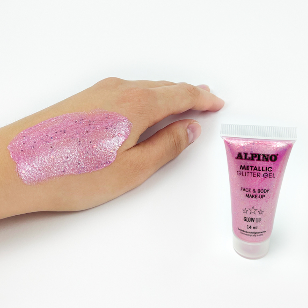 Make-up Lichid, 14ml, Alpino Metallic Glitter - Roz