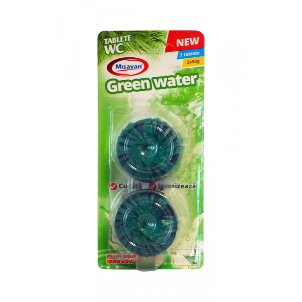 2 Bucati de Tablete Bazin Misavan Green Water, 2x50g, Tablete pentru Bazin Colorate, Tablete pentru Toaleta, Set Tablete Igienizante Toaleta, Set Tablete Verzi pentru Toaleta 2 Bucati de Tablete Bazin Misavan Green Water, 2x50g, Tablete pentru Bazin Colorate, Tablete pentru Toaleta, Set Tablete Igienizante Toaleta, Set Tablete Verzi pentru Toaleta