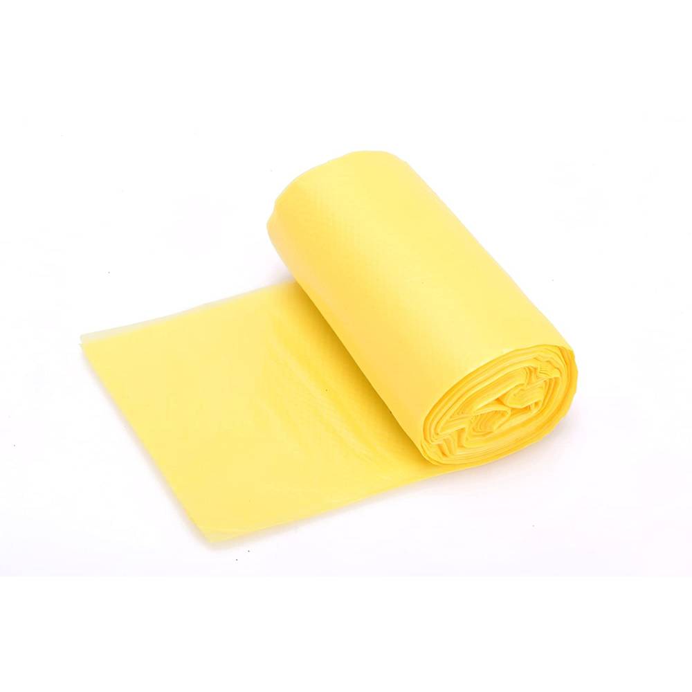 Rola 10 Saci Menajeri pentru Colectare Selectiva Brilli, 60 l, Galbeni, Saci de Menaj, Rola Saci Menajeri, Saci Menajeri 60 l, Saci Menajeri in Rola, Saci Menaj cu Manere, Saci Menajeri Parfumati, Saci pentru Menaj, Saci Gunoi