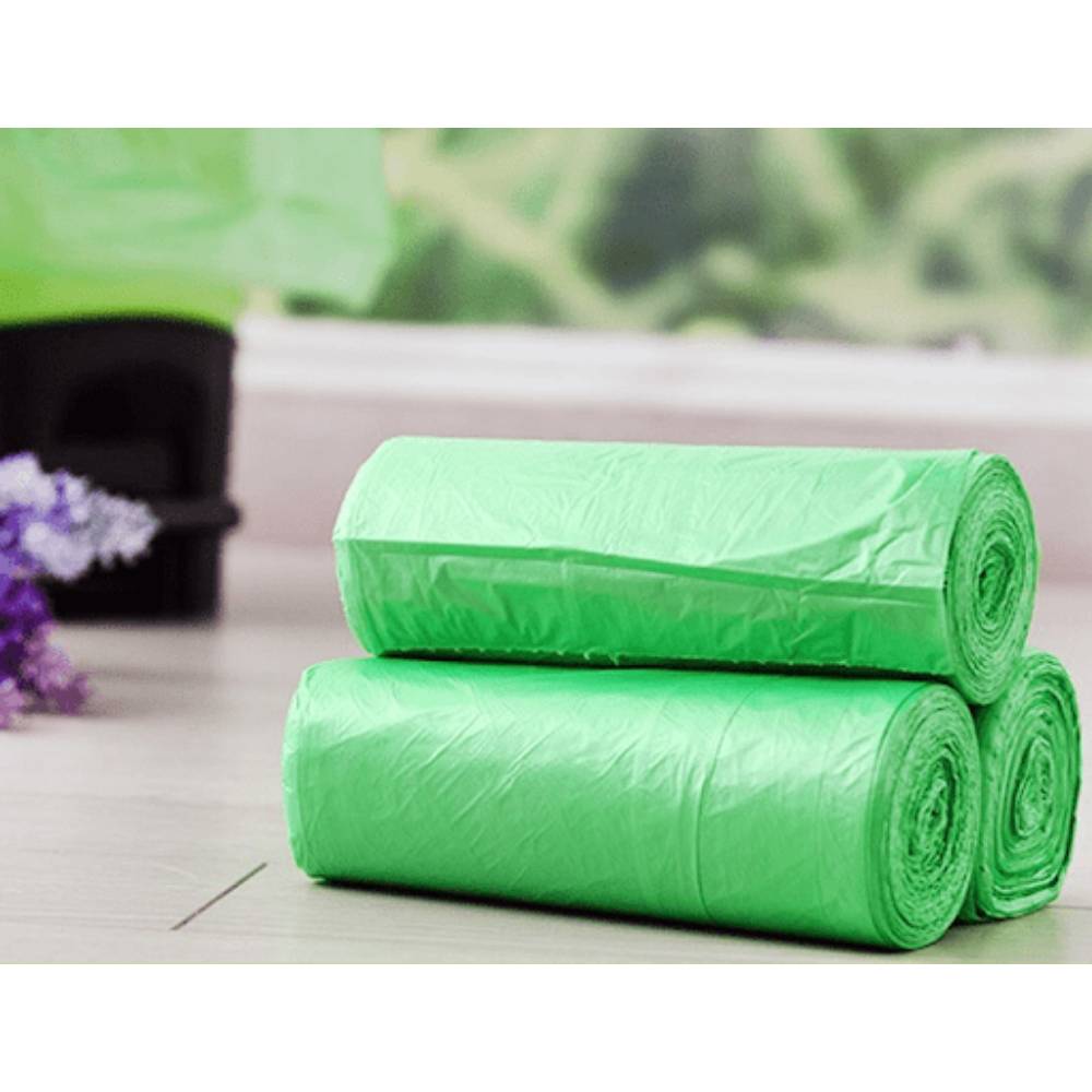 Rola 10 Saci Menajeri pentru Colectare Selectiva Brilli, 120 l, Verde, Saci de Menaj, Rola Saci Menajeri, Saci Menajeri 120 l, Saci Menajeri in Rola, Saci Menaj cu Manere, Saci Menajeri Parfumati, Saci pentru Menaj, Saci Gunoi