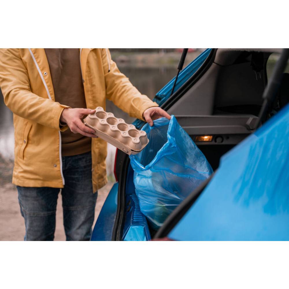 Rola 10 Saci Menajeri pentru Colectare Selectiva Brilli, 240 l, Albastri, Saci de Menaj, Rola Saci Menajeri, Saci Menajeri 240 l, Saci Menajeri in Rola, Saci Menaj cu Manere, Saci Menajeri Parfumati, Saci pentru Menaj, Saci Gunoi